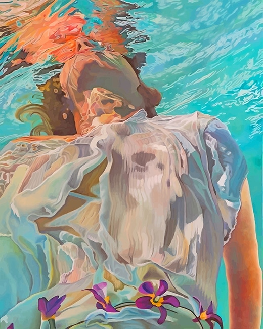 Woman Swimming In The Water NEW Paint By Numbers 